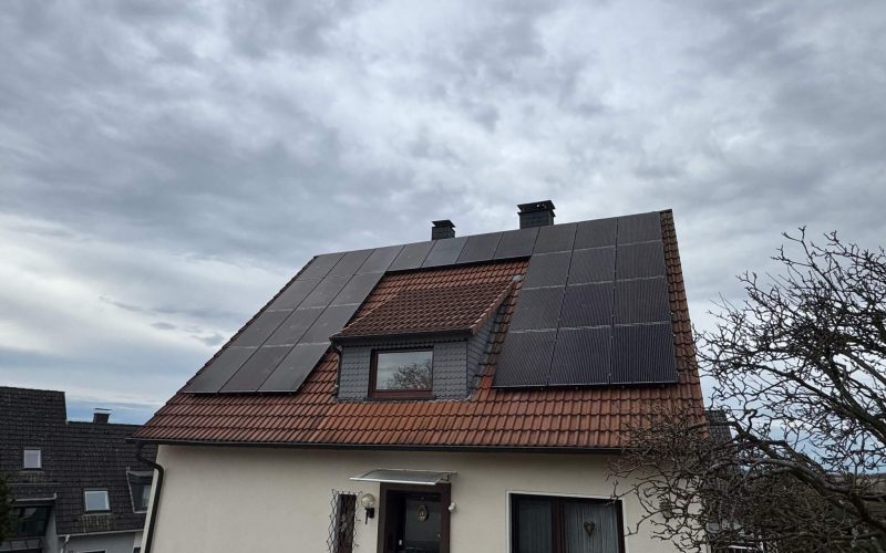 Photovoltaikanlage 10 kWp auf Einfamilienhaus in Hemer